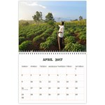 Wall Calendar 11 x 8.5 (12-Months) Apr 2017