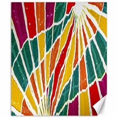 Multicolored Vibrations Canvas 8  X 10  (unframed) by dflcprints