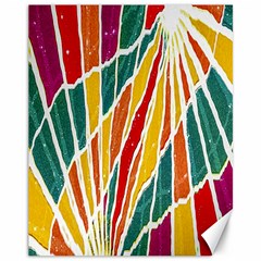 Multicolored Vibrations Canvas 11  X 14  (unframed) by dflcprints