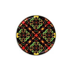 Intense Floral Refined Art Print Golf Ball Marker 4 Pack (for Hat Clip)