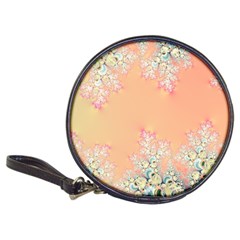 Peach Spring Frost On Flowers Fractal Cd Wallet