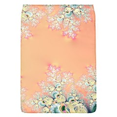 Peach Spring Frost On Flowers Fractal Removable Flap Cover (small) by Artist4God