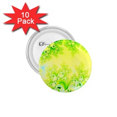 Sunny Spring Frost Fractal 1 75  Button (10 Pack) by Artist4God