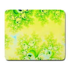 Sunny Spring Frost Fractal Large Mouse Pad (rectangle) by Artist4God