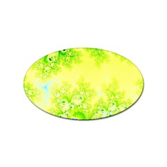 Sunny Spring Frost Fractal Sticker 100 Pack (oval) by Artist4God