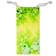 Sunny Spring Frost Fractal Jewelry Bag by Artist4God