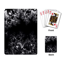 Midnight Frost Fractal Playing Cards Single Design by Artist4God