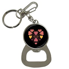 Love Collage Bottle Opener Key Chain