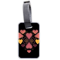 Love Collage Luggage Tag (two Sides) by whitemagnolia