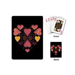 Love Collage Playing Cards (mini) by whitemagnolia