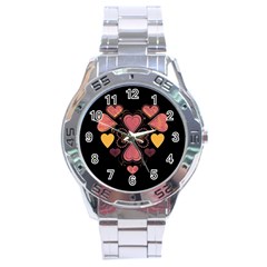 Love Collage Stainless Steel Watch