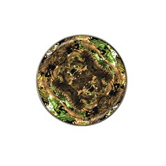 Artificial Tribal Jungle Print Golf Ball Marker 10 Pack (for Hat Clip) by dflcprints