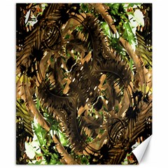 Artificial Tribal Jungle Print Canvas 8  X 10  (unframed) by dflcprints