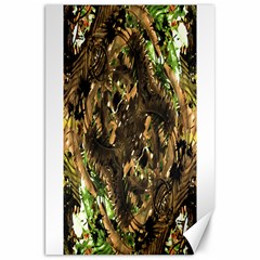 Artificial Tribal Jungle Print Canvas 20  X 30  (unframed) by dflcprints