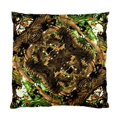 Artificial Tribal Jungle Print Cushion Case (two Sided)  by dflcprints