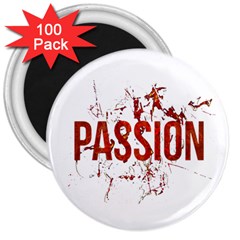 Passion And Lust Grunge Design 3  Button Magnet (100 Pack) by dflcprints
