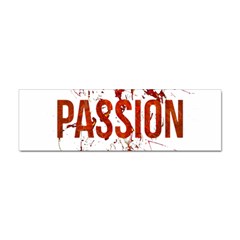 Passion And Lust Grunge Design Bumper Sticker by dflcprints