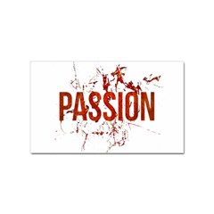 Passion And Lust Grunge Design Sticker 100 Pack (rectangle) by dflcprints