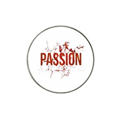 Passion And Lust Grunge Design Golf Ball Marker (for Hat Clip) by dflcprints