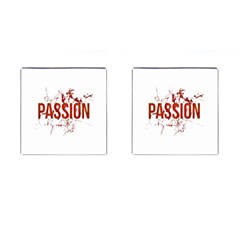 Passion And Lust Grunge Design Cufflinks (square) by dflcprints