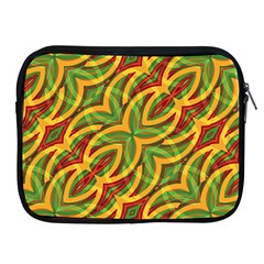 Tropical Colors Abstract Geometric Print Apple Ipad Zippered Sleeve by dflcprints