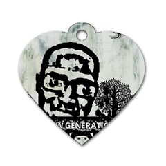 M G Firetested Dog Tag Heart (one Sided)  by holyhiphopglobalshop1