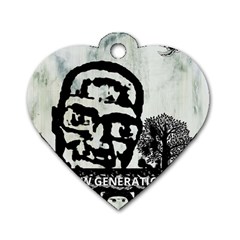 M G Firetested Dog Tag Heart (two Sided) by holyhiphopglobalshop1