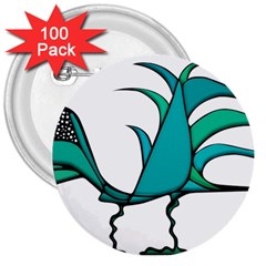 Fantasy Bird 3  Button (100 Pack) by dflcprints