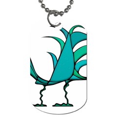 Fantasy Bird Dog Tag (one Sided) by dflcprints
