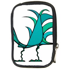 Fantasy Bird Compact Camera Leather Case by dflcprints