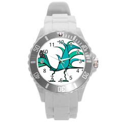 Fantasy Bird Plastic Sport Watch (large) by dflcprints