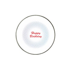 Halftone Circle With Squares Golf Ball Marker 10 Pack (for Hat Clip) by rizovdesign