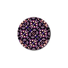 Colorful Tribal Pattern Print Golf Ball Marker