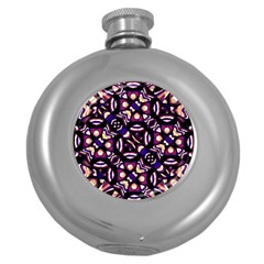 Colorful Tribal Pattern Print Hip Flask (round)