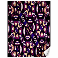 Colorful Tribal Pattern Print Canvas 12  X 16  (unframed)