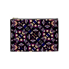 Colorful Tribal Pattern Print Cosmetic Bag (medium) by dflcprints