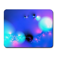 Love In Action, Pink, Purple, Blue Heartbeat Small Mousepad