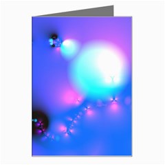 Love In Action, Pink, Purple, Blue Heartbeat 10000x7500 Greeting Card