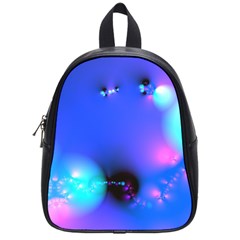 Love In Action, Pink, Purple, Blue Heartbeat 10000x7500 School Bag (Small)