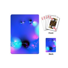 Love In Action, Pink, Purple, Blue Heartbeat 10000x7500 Playing Cards (Mini)