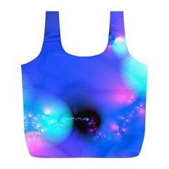 Love In Action, Pink, Purple, Blue Heartbeat 10000x7500 Reusable Bag (L)