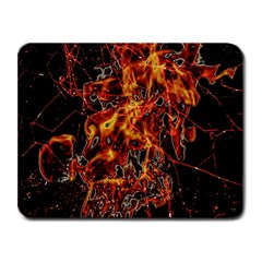 On Fire Small Mouse Pad (rectangle)