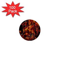 On Fire 1  Mini Button (100 Pack)