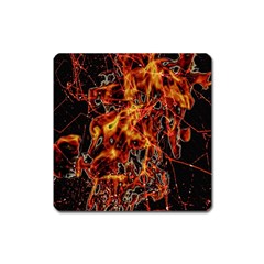 On Fire Magnet (square)