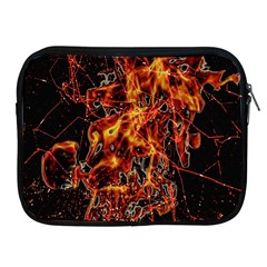 On Fire Apple Ipad Zippered Sleeve by dflcprints