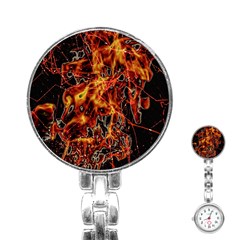 On Fire Stainless Steel Nurses Watch