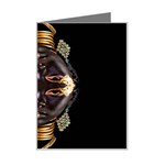 African Goddess Mini Greeting Card Left