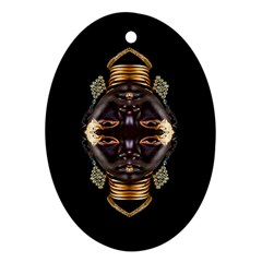 African Goddess Oval Ornament (two Sides) by icarusismartdesigns