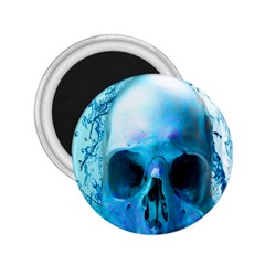 Skull In Water 2 25  Button Magnet