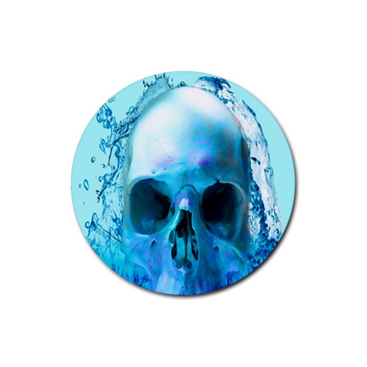 Skull In Water Drink Coaster (Round)